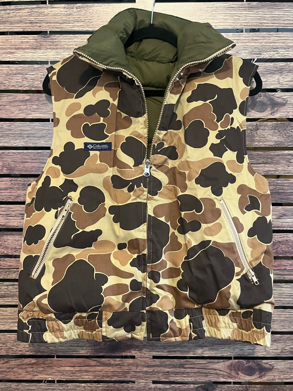 Columbia Duck Camo Puffer Vest